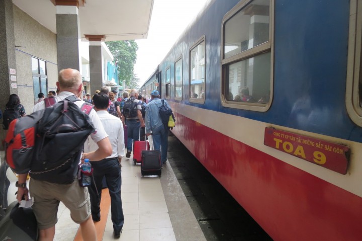 Tågresa Danang-Saigon